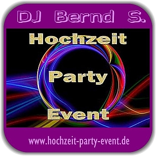 Logo Hochzeit Party Event DJ Bernd S.